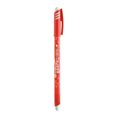 Penna a sfera cancellabile TRATTO Cancellik 1 mm rosso F826102